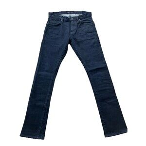 John Varvatos Bowery Slim Straight Jeans Dark Blue Size 30 New